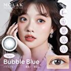 Molak 1 Day Color Lens Bubble Blue 10 pcs - P-0.00 (10 pcs)