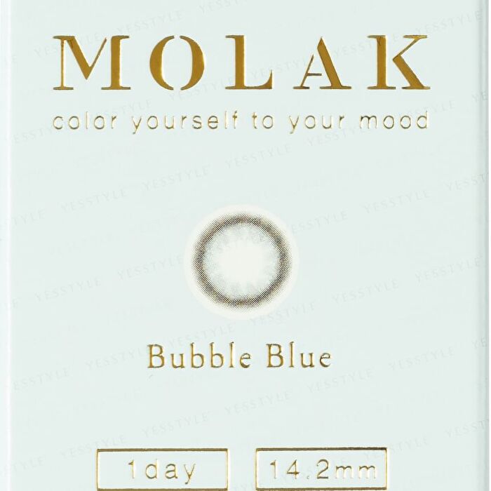 Molak 1 Day Color Lens Bubble Blue 10 pcs - P-5.50 (10 pcs)