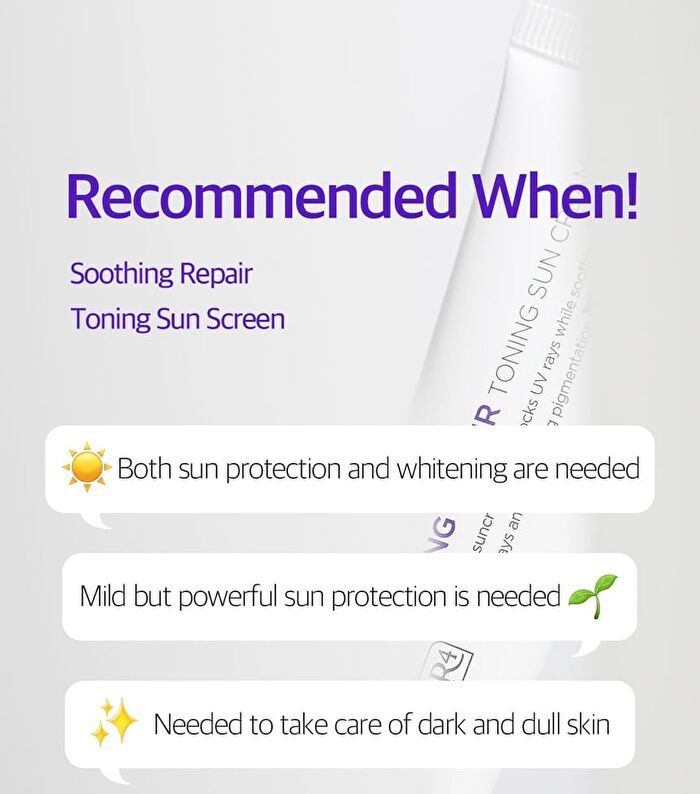 Dermafirm Soothing Repair Toning Sun Cream R4 - 40g