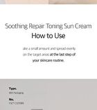 Dermafirm Soothing Repair Toning Sun Cream R4 - 40g