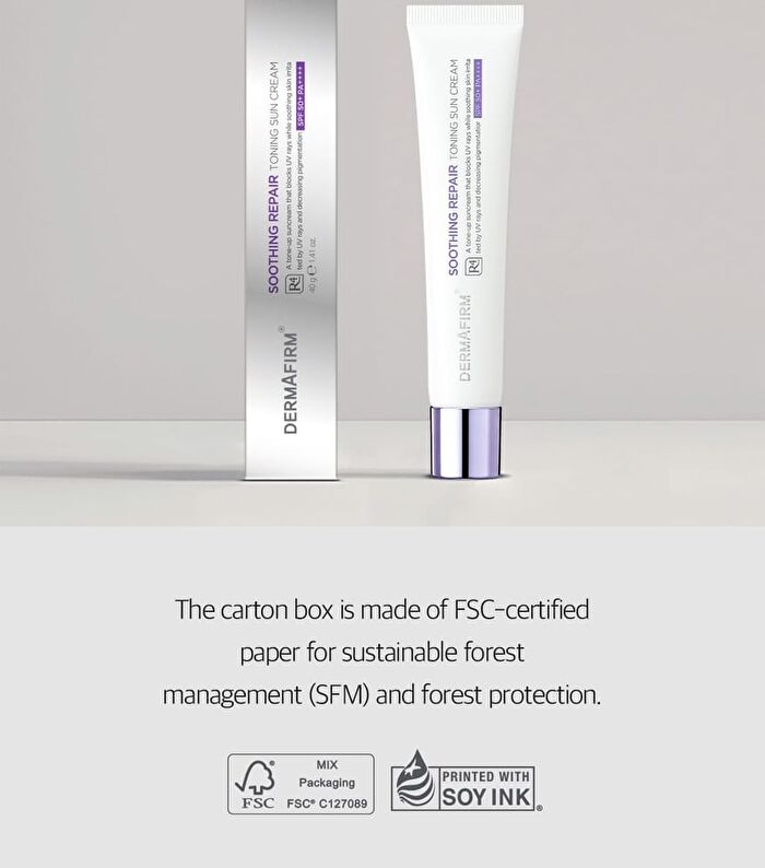 Dermafirm Soothing Repair Toning Sun Cream R4 - 40g