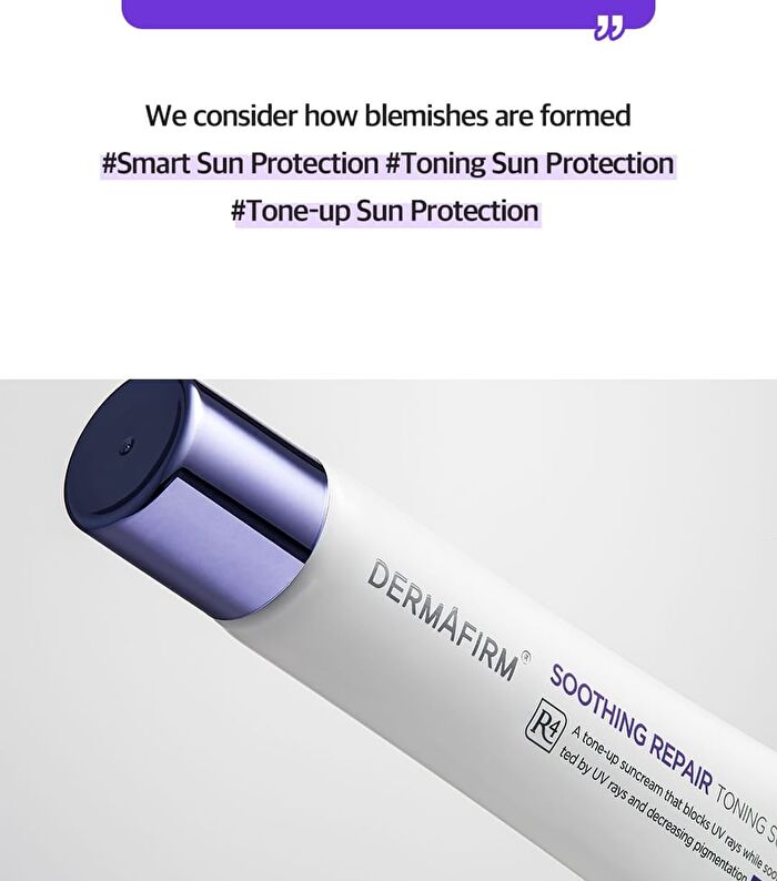 Dermafirm Soothing Repair Toning Sun Cream R4 - 40g