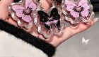 Lucky Butterfly Keychain Lip Gloss - 4 Colors - 7B# Honey Tea - 2g