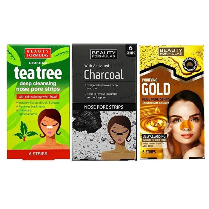 Nose Pore Strips - Charcoal - 6 strips