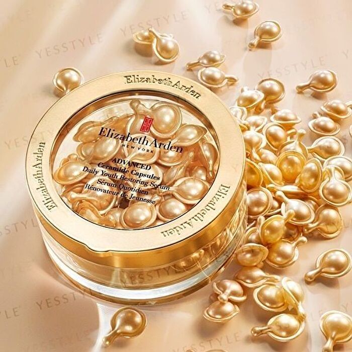 追込 Elizabeth Arden セラミド アドバンス ゴールド 90カプセル アドバンスドセラミドカプセルデイリーユースリストーリング