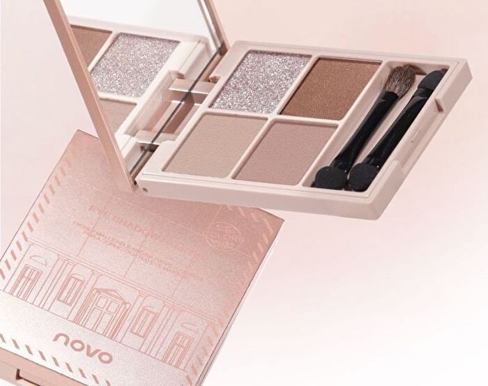 Kitano Flower Mist Quad Eyeshadow - 4 Types - 04# Sakura Mojito - 7.5g