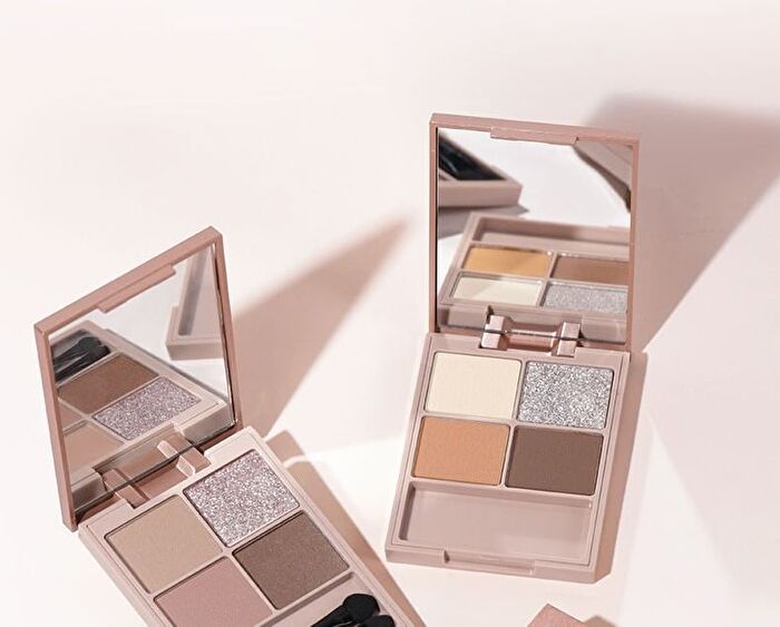 Kitano Flower Mist Quad Eyeshadow - 4 Types - 04# Sakura Mojito - 7.5g