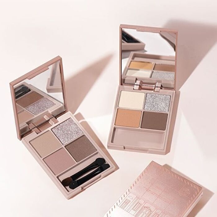 Kitano Flower Mist Quad Eyeshadow - 4 Types - 04# Sakura Mojito - 7.5g