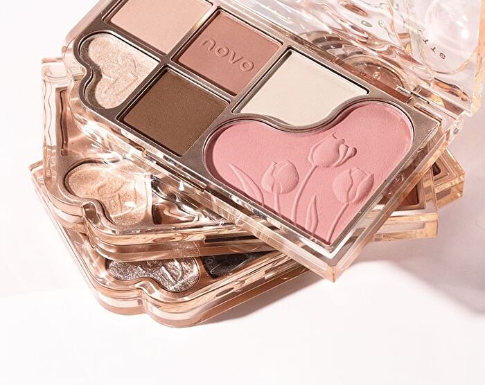 Dreamy Star Sand 6-Color Eyeshadow Palette - 3 Types - 01# Strawberry Dream - 11.2g