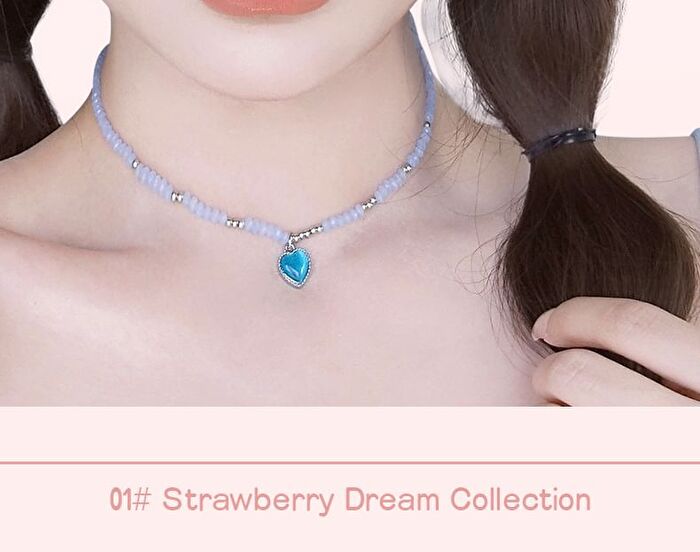 Dreamy Star Sand 6-Color Eyeshadow Palette - 3 Types - 01# Strawberry Dream - 11.2g