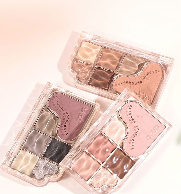Dreamy Star Sand 6-Color Eyeshadow Palette - 3 Types - 01# Strawberry Dream - 11.2g