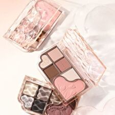 Dreamy Star Sand 6-Color Eyeshadow Palette - 3 Types - 01# Strawberry Dream - 11.2g