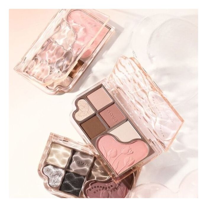 Dreamy Star Sand 6-Color Eyeshadow Palette - 3 Types - 01# Strawberry Dream - 11.2g