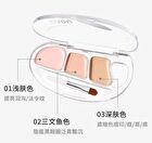 Silky No Trace Triple Color Concealer Palette - 2 Types - 02# Fair - 4g