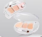 Silky No Trace Triple Color Concealer Palette - 2 Types - 02# Fair - 4g