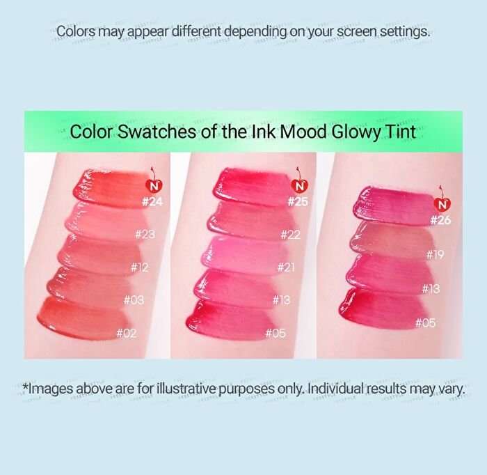 Ink Mood Glowy Tint Soda Café Collection - 3 Colors - #26 Why So Berry