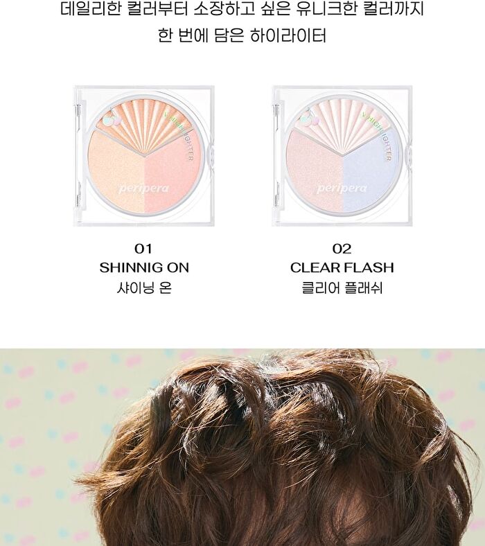 V Highlighter Soda Café Collection - 2 Colors - #02 Clear Flash