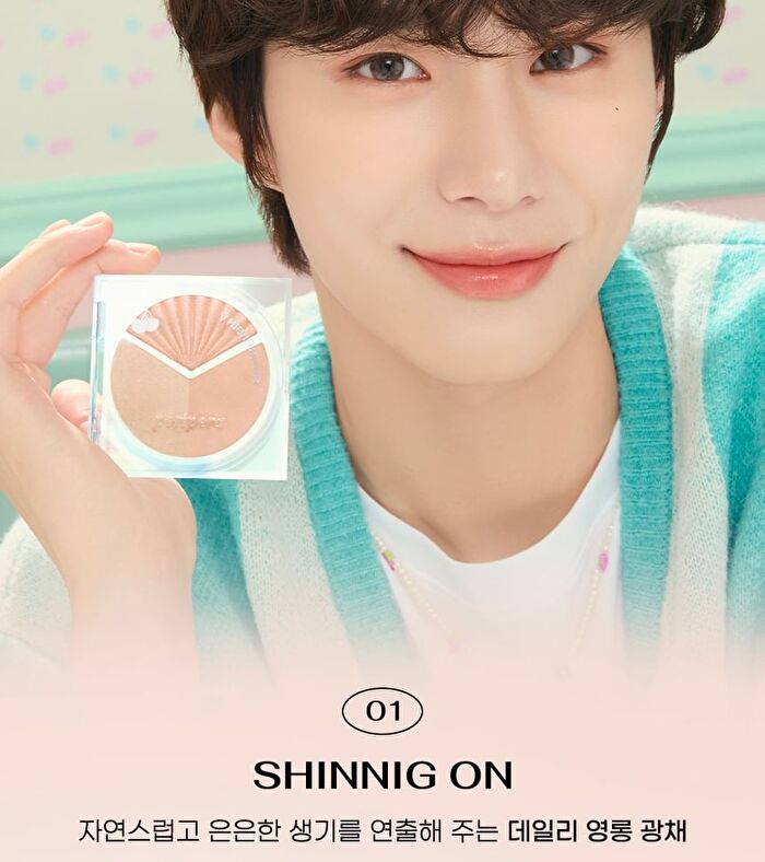 V Highlighter Soda Café Collection - 2 Colors - #02 Clear Flash