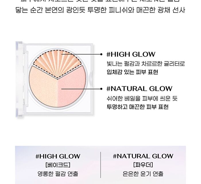 V Highlighter Soda Café Collection - 2 Colors - #02 Clear Flash