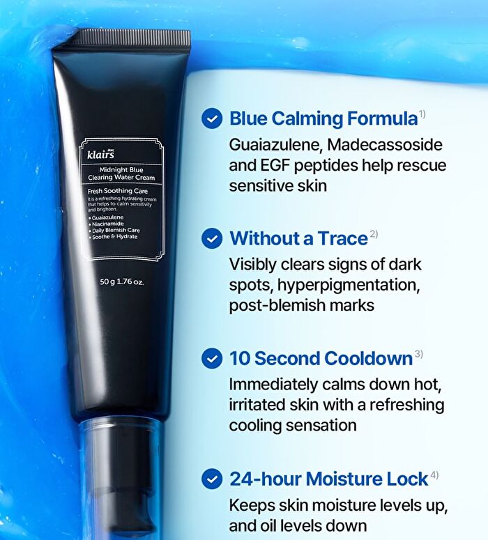 Midnight Blue Clearing Water Cream Mini - 20g