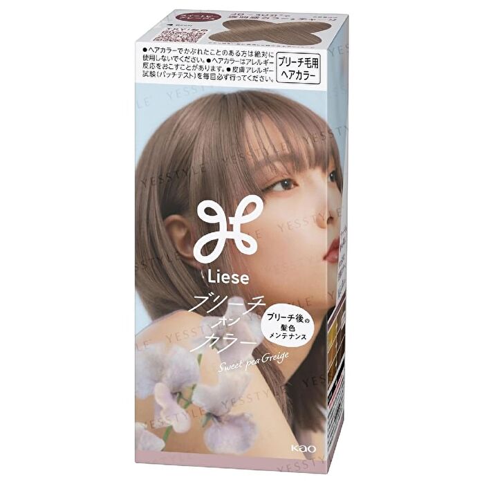 Liese Bleach On Color Bubble Hair Color Kit - Sakura Pink - 108ml