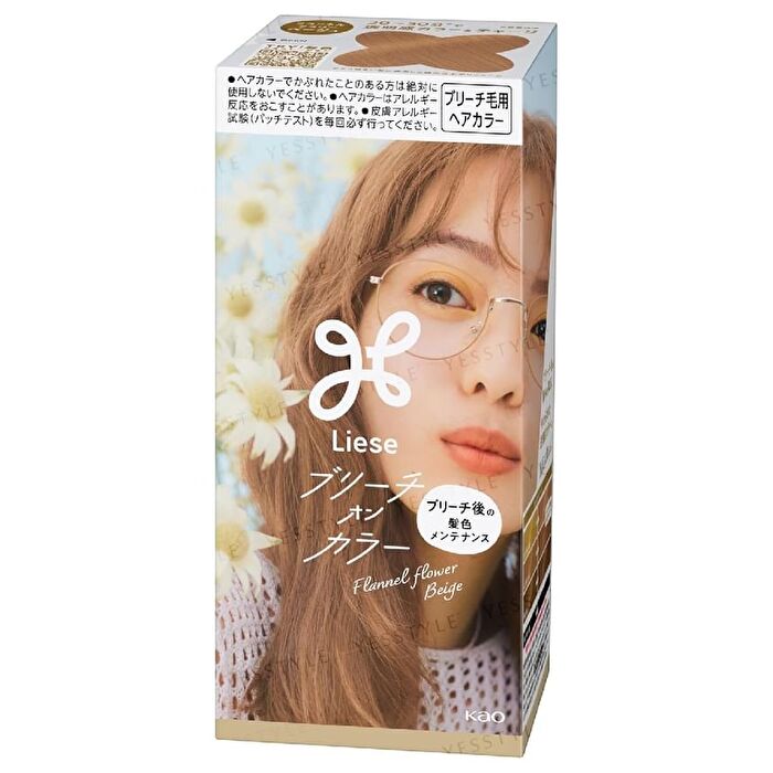 Liese Bleach On Color Bubble Hair Color Kit - Ranunculus Orange - 108ml