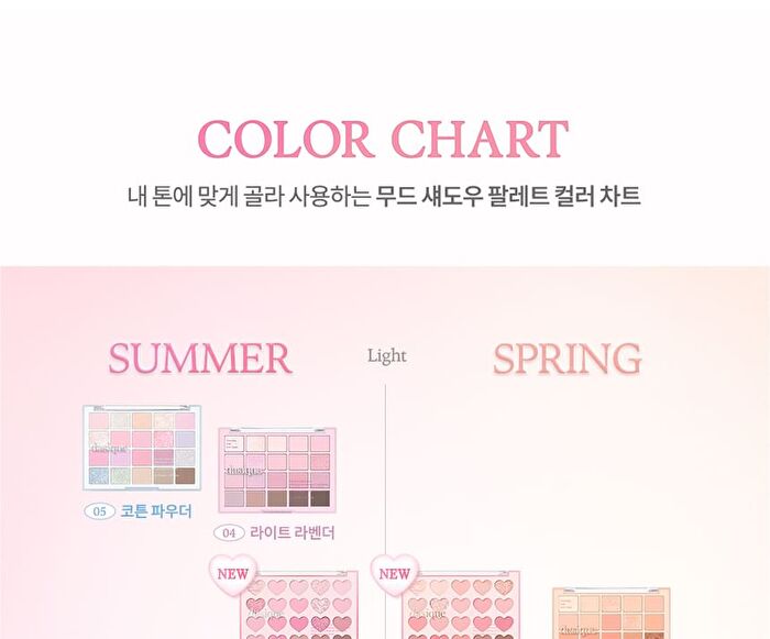 Mood Shadow Palette Sweet Heart Collection - 2 Types - #06 Sweet Heart