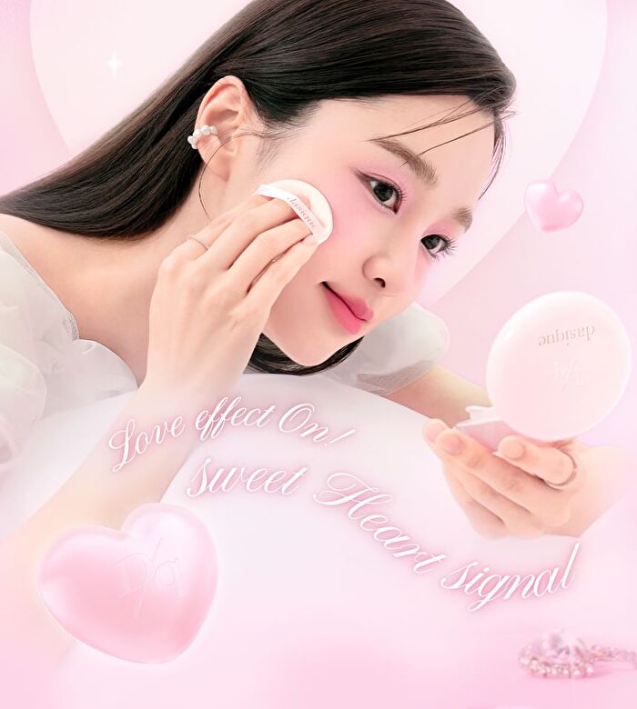 Water Dewy Gel Cushion Heart Edition - 3 Colors - #21C Cool Rosy