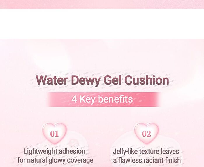 dasique Water Dewy Gel Cushion - 3 Colors - #21C Cool Rosy