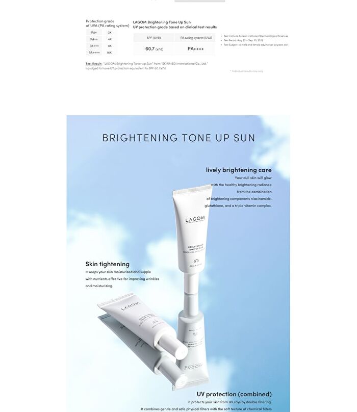 Brightening Tone Up Sun Mini - 15ml