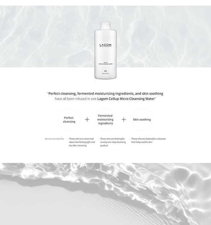 Lagom Cellup Micro Cleansing Water Mini - 100ml