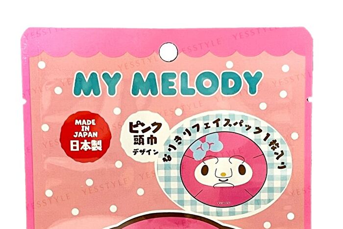 Asunarosya Sanrio My Melody Narikiri Face Pack Pink - 1 pc