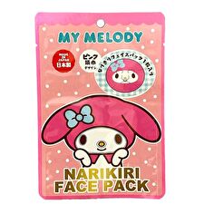 Asunarosya Sanrio My Melody Narikiri Face Pack Pink - 1 pc