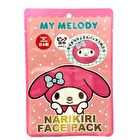 Asunarosya Sanrio My Melody Narikiri Face Pack Pink - 1 pc