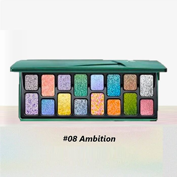16 Color Eyeshadow Palette - Ambition - #08 Ambition - 14.5g