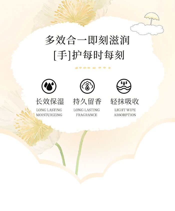 Wodwod Moisturizing Fragrance Hand Cream - 3 Flavors - 02# Quiet Pine Forest - 60g