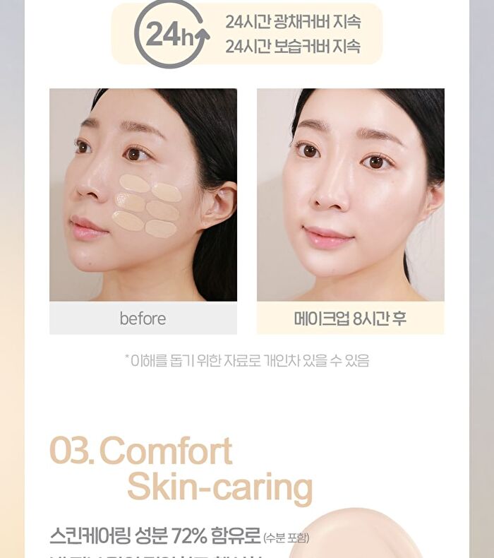 Inklasting Foundation Healthy Glow - 6 Colors - #V201