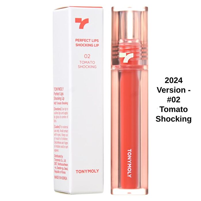 Perfect Lips Shocking Lip Tint - 14 Colors - 2024 Version - #03 Coral Shocking