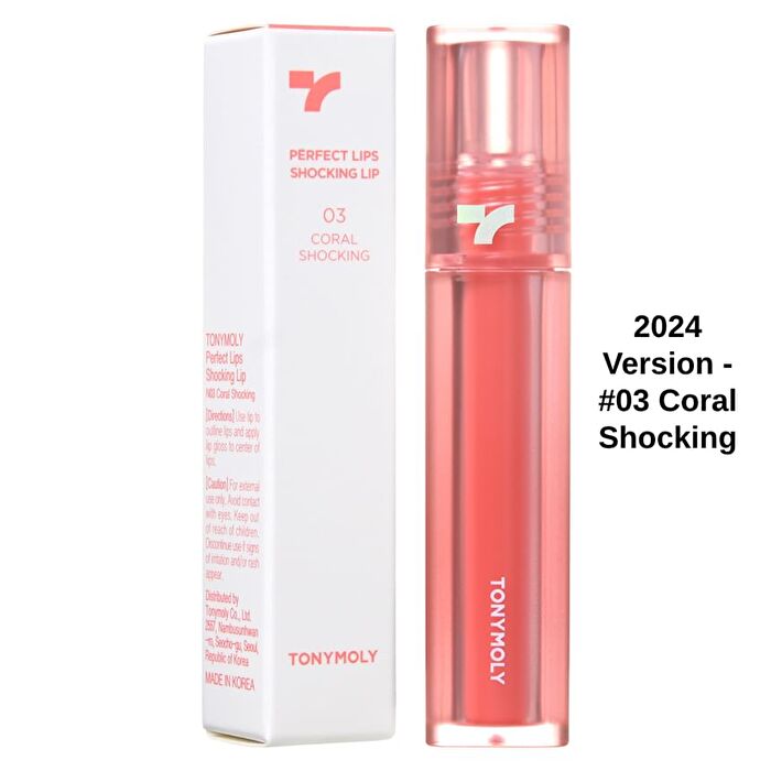 Perfect Lips Shocking Lip Tint - 14 Colors - 2024 Version - #06 Red Shocking