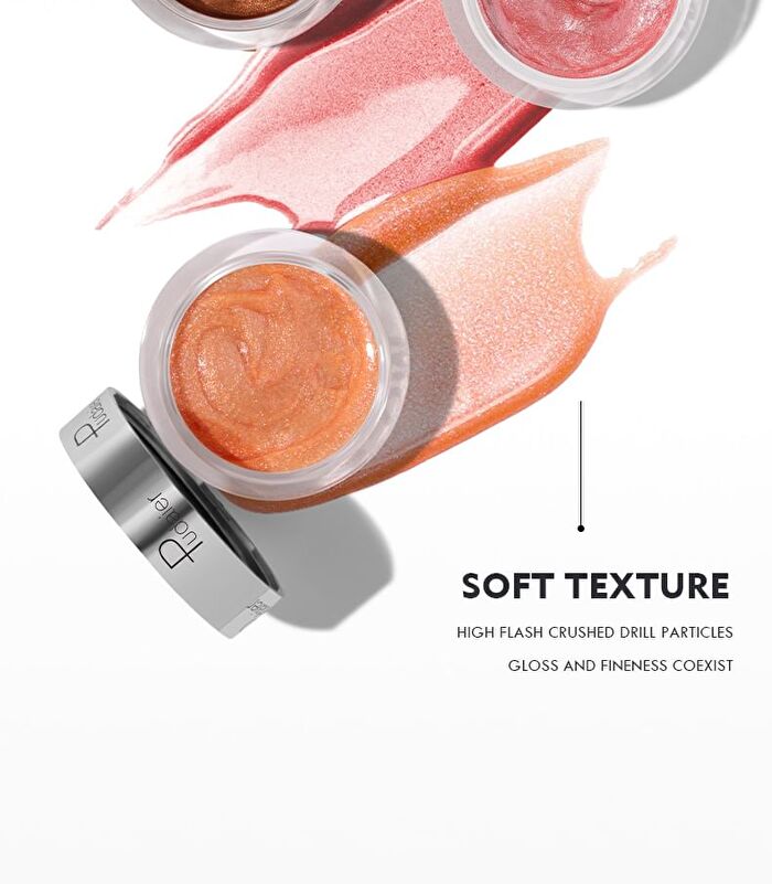 Crystal Liquid Highlighter & Blusher - 10 Colors - 07# - 8g
