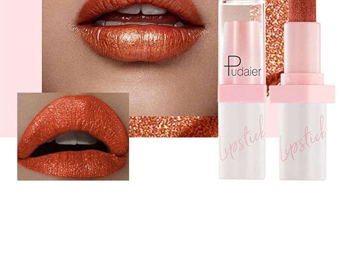 Shining Metallic Pearlescent Lipstick - 10 Colors - 05# - 3.5g