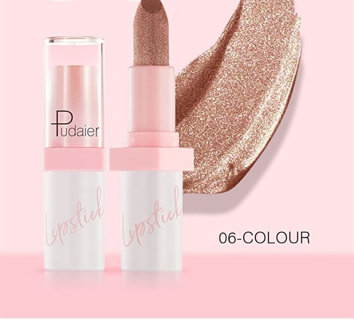 Shining Metallic Pearlescent Lipstick - 10 Colors - 05# - 3.5g