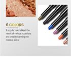 Dual-Ended Smokey Eyeshadow Stick - 6 Colors - 06# Black - 3.5g