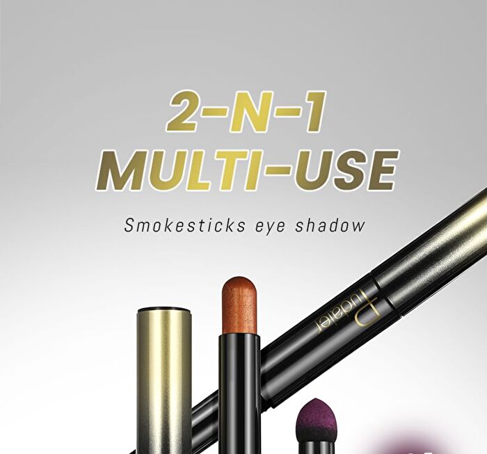 Dual-Ended Smokey Eyeshadow Stick - 6 Colors - 06# Black - 3.5g