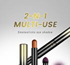 Dual-Ended Smokey Eyeshadow Stick - 6 Colors - 06# Black - 3.5g
