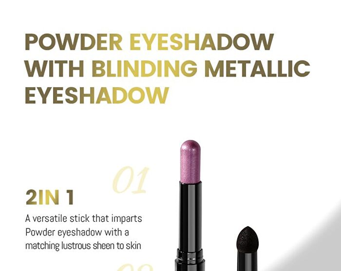 Dual-Ended Smokey Eyeshadow Stick - 6 Colors - 06# Black - 3.5g