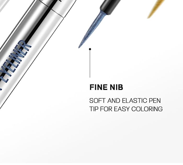 Metallic Color Eyeliner - 8 Colors - 01# - 1.5g