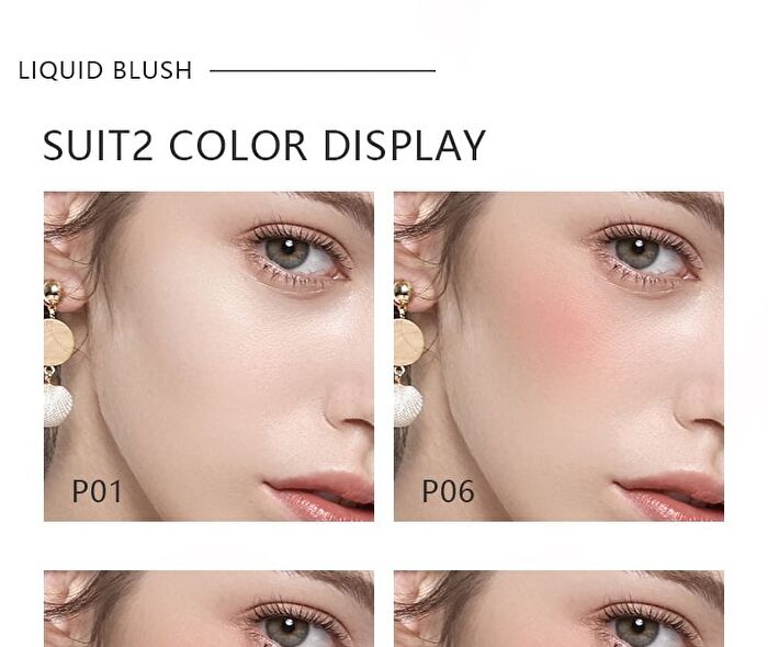 Silky Light Liquid Blush Set - 2 Types - 01# (6g x 5pcs)
