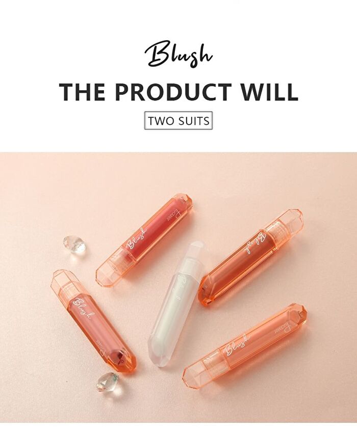 Silky Light Liquid Blush Set - 2 Types - 01# (6g x 5pcs)