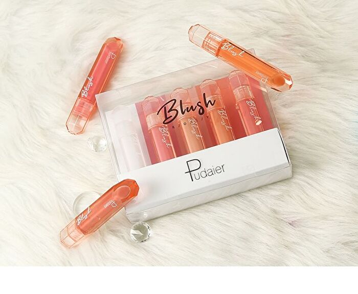 Silky Light Liquid Blush Set - 2 Types - 01# (6g x 5pcs)